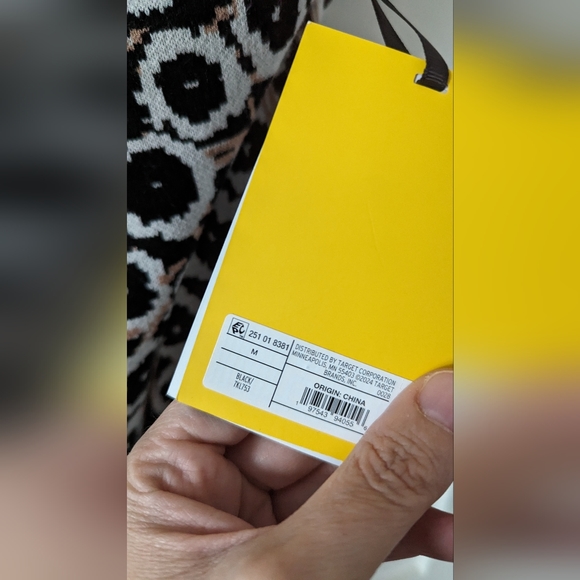 NWT Women's Halter Tie Neck Neutral Poppy Sweaterknit Midi Dress -DVF for Target - Picture 5 of 10